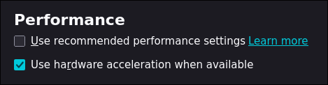 firefox performance checks
